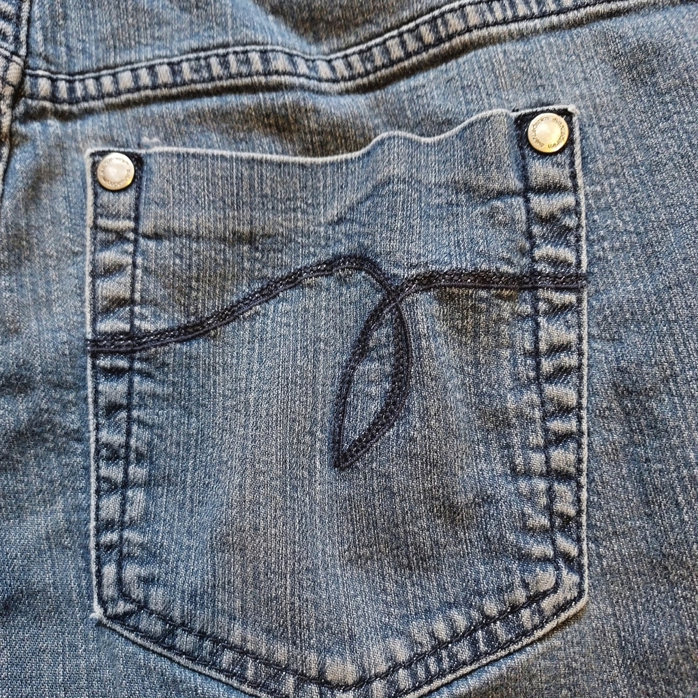 Avenue Denim Wide Leg Blue jeans 16 Tall Relaxed Fit Comfy Western Ranch - Picture 6 of 9